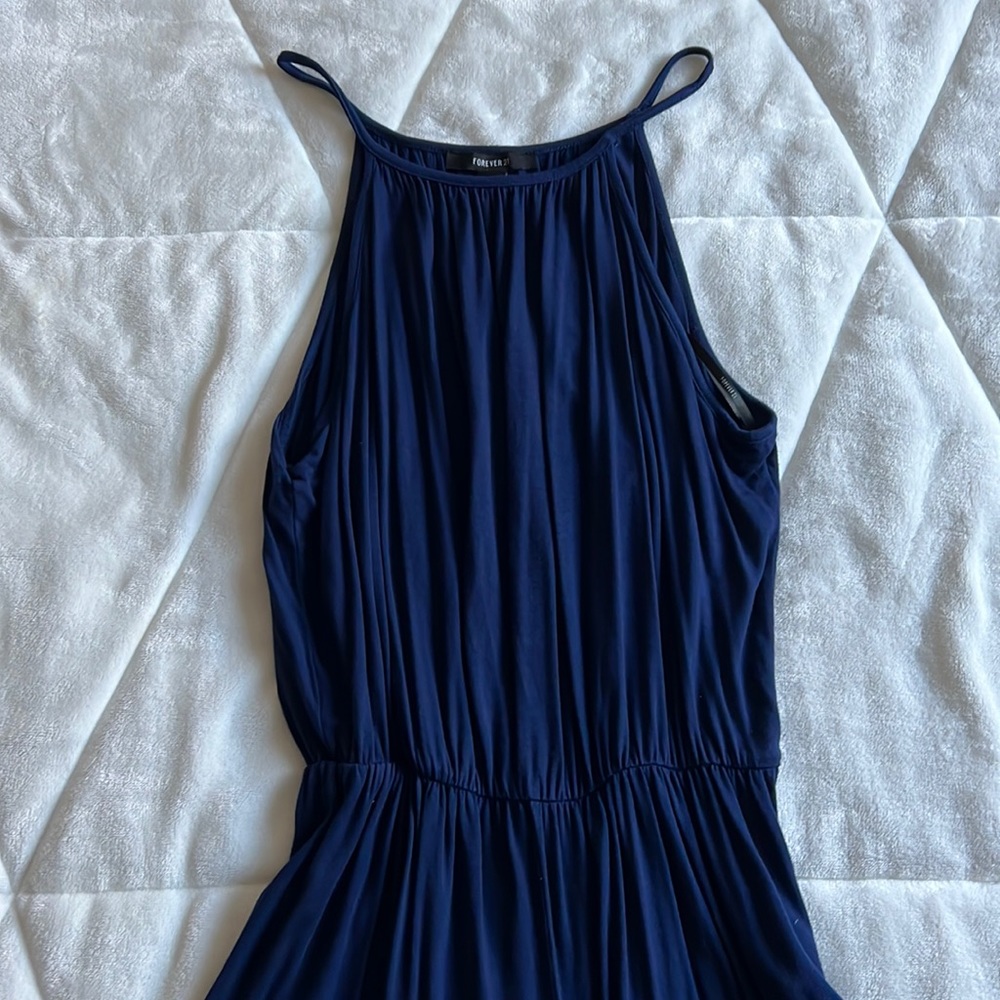 forever 21 dark blue romper